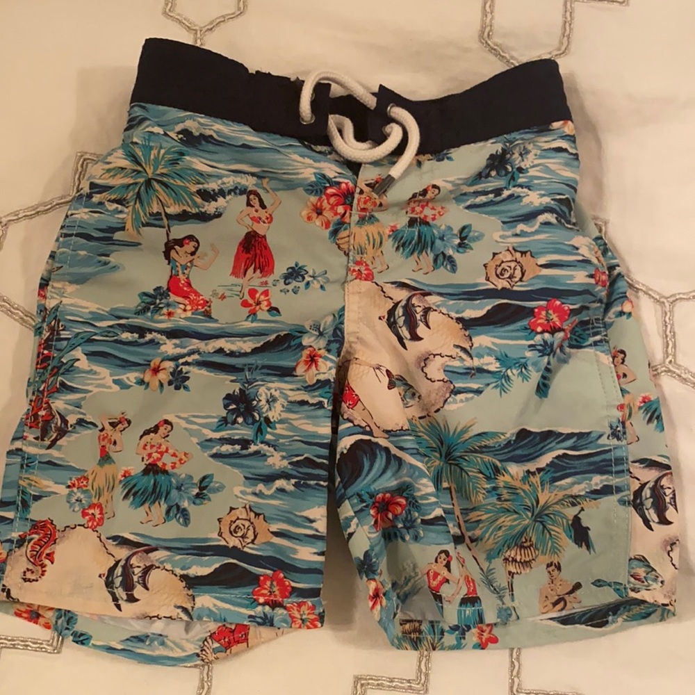 Boys polo bathing suit